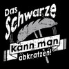 Shirtoo Barbecue Apron Das Schwarze kann Man abkratzen - Funny