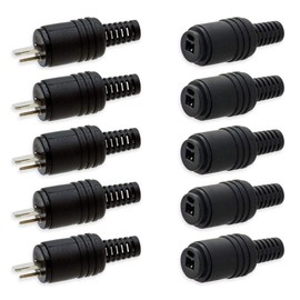 Loudspeaker Set DIN 2-Pin Speaker Connector 5x LS Connector 5x LS Female Audio Adapter Screwable