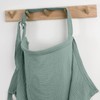 Roman Green Nursing Cover and Leaf Crib Sheet Bundle