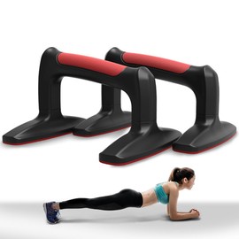 Portable Push Up Bars, Non-slip H-shaped Push-up Stand for Fitness Training, Gym Equipment with Anti-Slid Mat for Fitness, Gymnastics, Aerobics, Bodybuilding