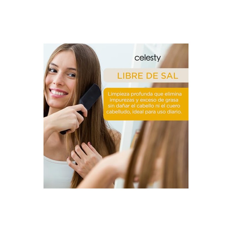 CELESTY | Shampoo sin Sulfatos y Parabenos - Shampoo Lacio