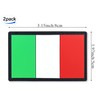 JBCD Italy Flag Patch Italian Tactical Patch - PVC Rubber