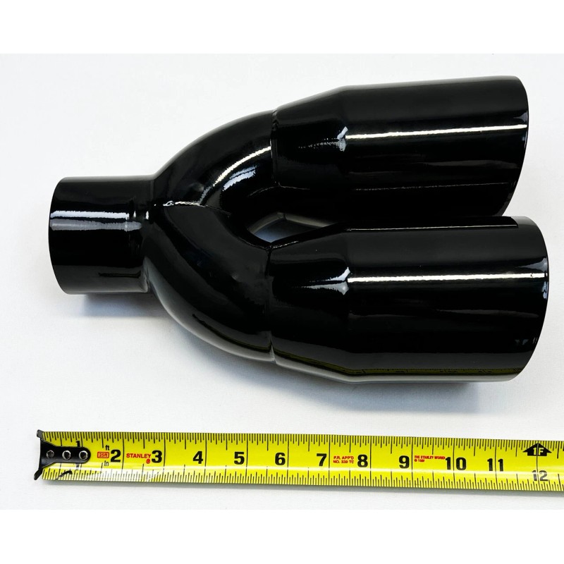 Dual Exhaust Tip 3.00" Inlet Dual 4.00 X 12.00 Long