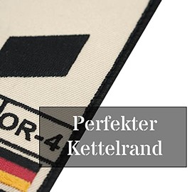 Café Viereck ® Corporal Bundeswehr Rank Patch with Rank - Embroidered with Velcro - 9.8 cm x 5.6 cm (Sand Left)