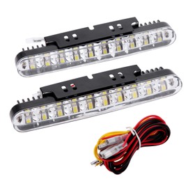 2pcs 30LEDs Car Daytime Running Light DRL Daylight Lamp with Turn Signal Indicators Lights GTRH