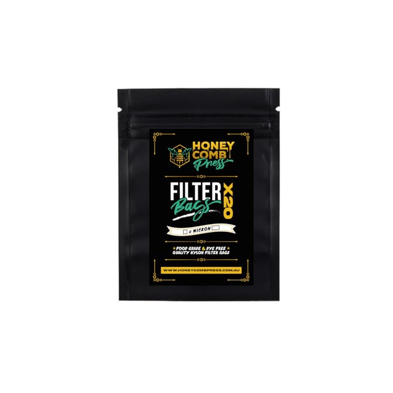 Rosin Filter bags 120 micron 2x4.5" Honeycomb Press 20 Pack