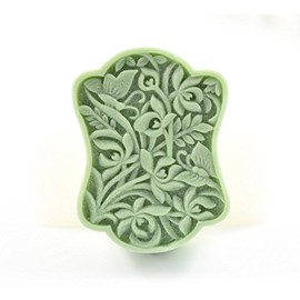 S522 - Molde de silicona para jabón (hecho a mano), diseño de flores