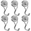 Homion Magnetic Hooks, Stainless Steel, Rust Free, Includes Magnets, Vertical