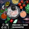 Sous Vide Machine-Suvee Cooker-Rocyis Sous Vide Kit with Lid, Recipes-1000W