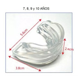 ParaTO2 Guarda Bucal Infantil 7 8 9 Y 10 Años Gel Silicona 2 Opcióne