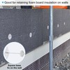 PATIKIL 4 Inch Perforated Insulation Pins with Round Washers, 50
