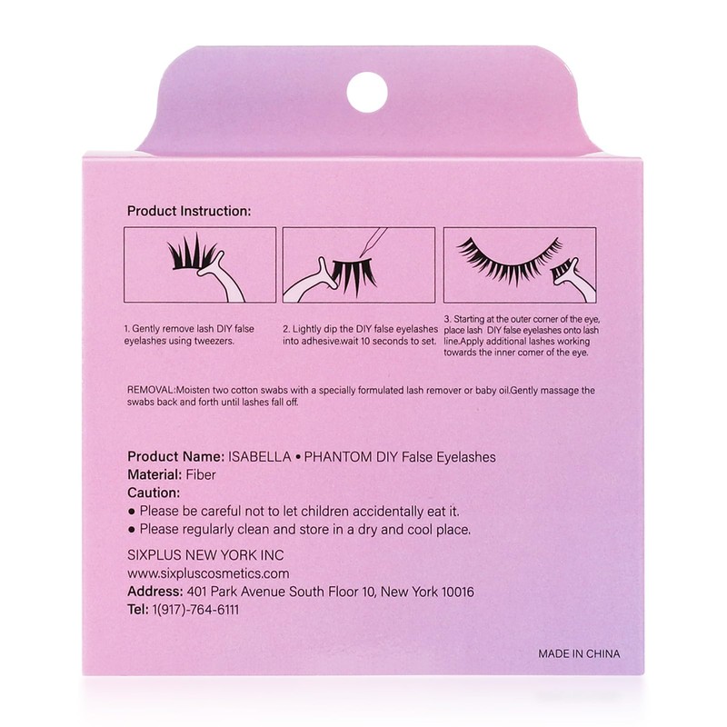 False Eyelashes Natural style, Multipack False Eyelashes, Lash Clusters, Lengthening