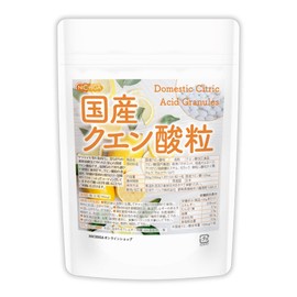 NICHIGA(ニチガ) 国産 クエン酸 粒 200ｇ（約1100粒） 澱粉発酵法で作られた国産クエン酸使用 すっぱくない パラチニット コーティング 加工 [05]