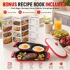 2-in-1 Microwave Egg Cooker & Grill Pan Set, Nonstick Microwave