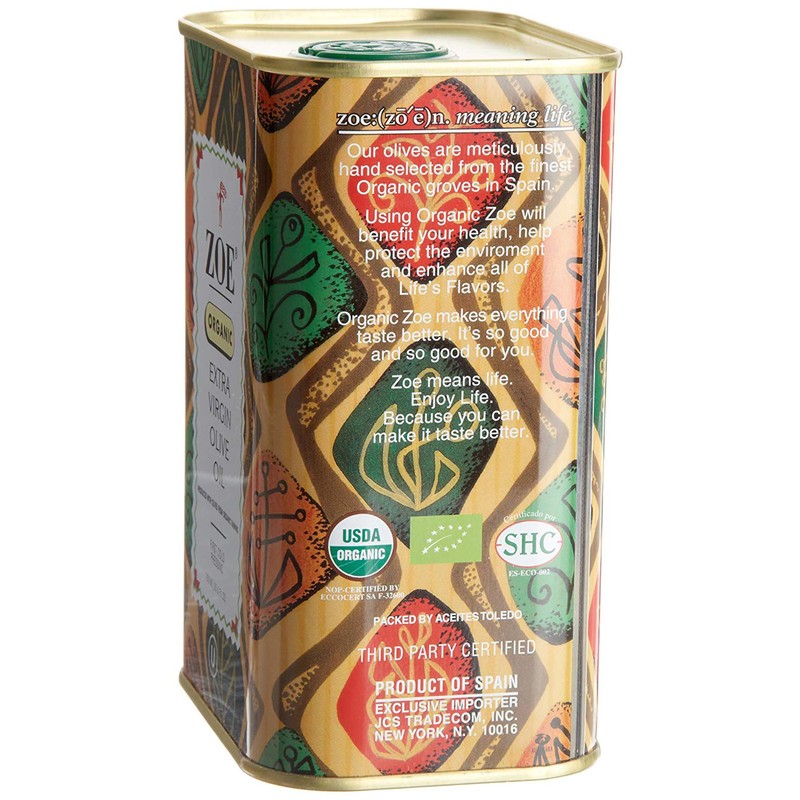 ZOE Organic Extra Virgin Olive Oil, 25.5 Ounce