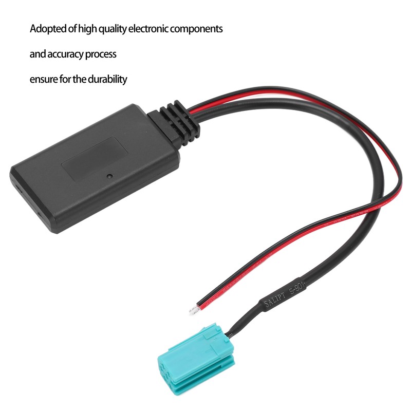 Car Bluetooth Audio Cable Adapter Replacement for Clio Kangoo Megane