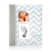 Pearhead First 5 Years Chevron Baby Memory Book, Clean-Touch Baby