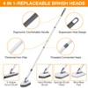 4 in 1 Shower Scrubber Cleaning Brush, Tub and Tile