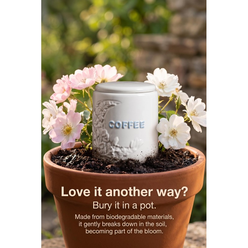 TAWCHES Wing Petal Ceramic Canisters Sets For The Kitchen Canisters