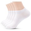 banerise Sneaker Socks, Ankle Socks, Plain, 100% Cotton (Excluding Elastic