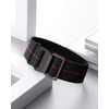 Binlun Elastic NATO Fabric Nylon Watch Strap, Waterproof Replacement Velcro