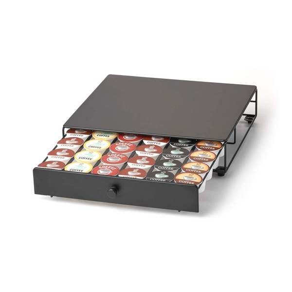 Nifty Rolling Coffee Pod Drawer – Black Finish, Compatible with