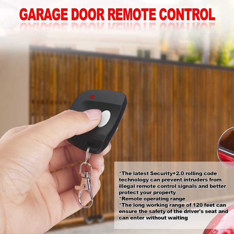 Kingdder 3 Pieces Gate Opener Remote Compatible with Multicode 300mhz