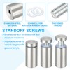 PATIKIL 1/2" x 2" Standoff Screws, 8Pcs Stainless Steel Wall