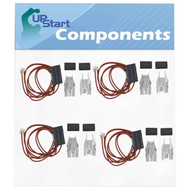 4-Pack WB17T10006 Terminal Block Kit Replacement for General Electric JB450DF1CC - Compatible with WB17T10006 Range Surface Burner Receptacle