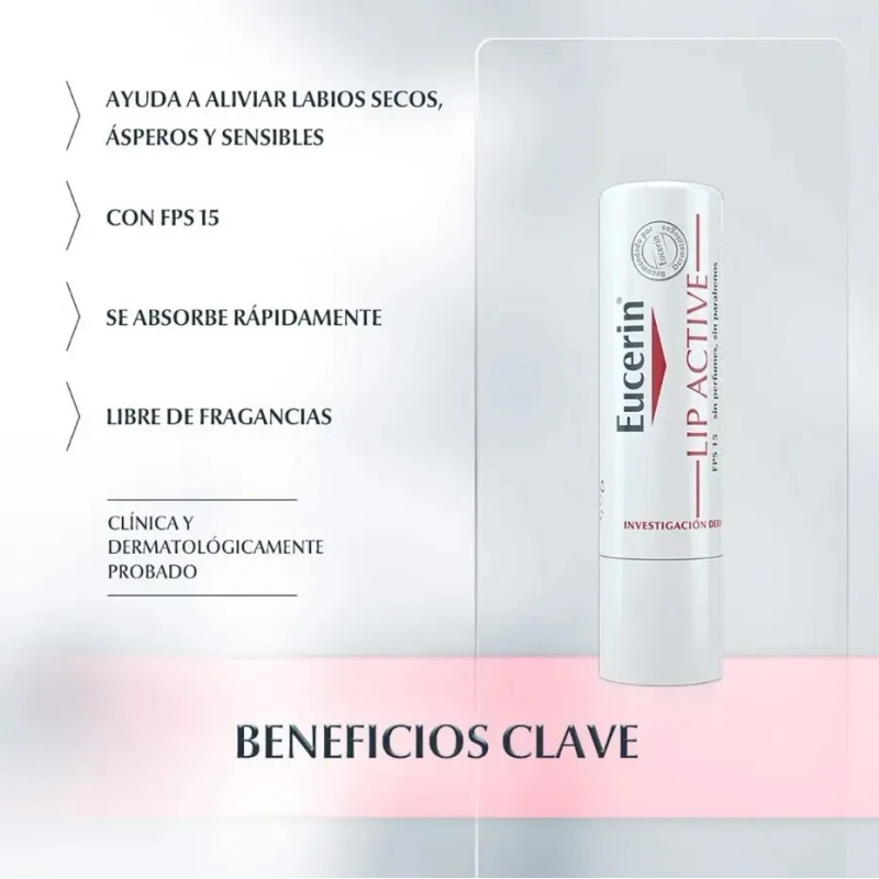 Bálsamo Labial Protector Eucerin Ph5 Fps 15+ | 4.8 G