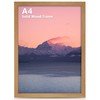 Zemiu Premium A4 OAK Picture Frame, Photo Frame in Size