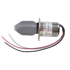 SA-4260-12 SA-4612-12 1751ES-12A6ULB1S5 Fuel Shut Off Solenoid for Kubota 3A 70 82 mm with Stop Solenoid Valve Diesel Engine Excavator 12V
