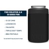 YETI Rambler Colster, Stainless Steel, Can Insulator, Black, 12oz (330ml)