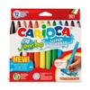 CARIOCA Jumbo Washable Markers for Kids – 12 Assorted Colors,