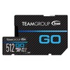 TEAMGROUP GO Card 512GB Micro SDXC UHS-I U3 V30 4K,