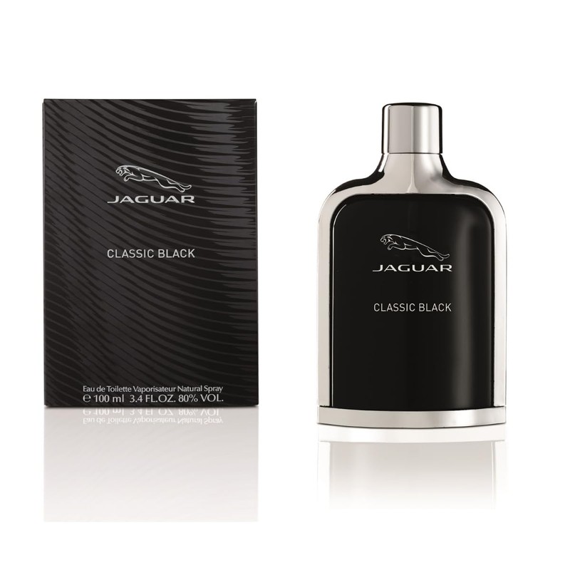 Jaguar Eau de Toilette Spray for Men, Black, 3.4 Ounce