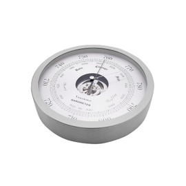 Youshiko Traditional Barometer, Stainless Steel Surround Weather Forecaster, 2025 Version