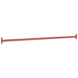 vidaXL Turning Bars 2 pcs 49.2" Steel Red