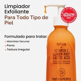 Limpiador Facial Exfoliante Superfruit 145 ml para Iluminar y Suavizar la Piel