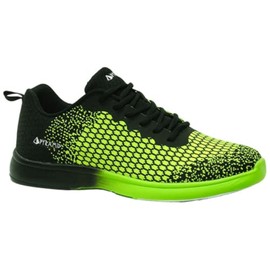 Pyramid Men's Path Lite Seamless Mesh Bowling Shoes - Black/Voltage Lime Size 12