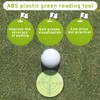 Golf Green Reader Pro Putt Golf Ball Marker Round Bubble