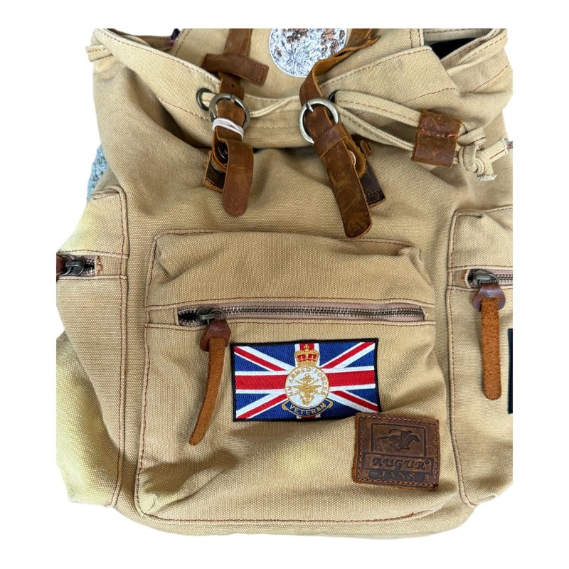 HM Armed Forces Veteran Union Jack Iron on Patch