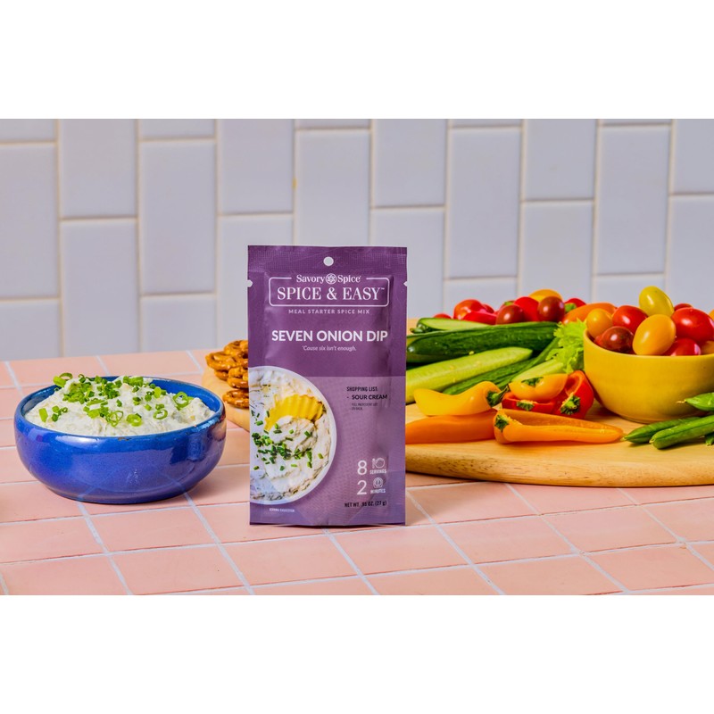 Savory Spice Seven Onion Dip Spice & Easy (0.95 oz)