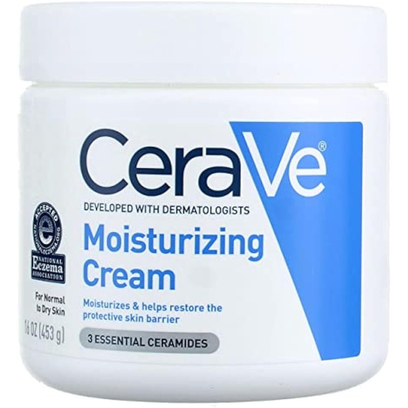 CeraVe Moisturizing Cream - 16 Ounces each (Value Pack of