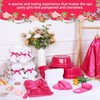 30 Pcs Kids Spa Party Supplies for Girls: Kids Satin