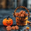 HAIOPS Mini Pumpkins, 50pcs Small Resin Pumpkins Fall Decoration for