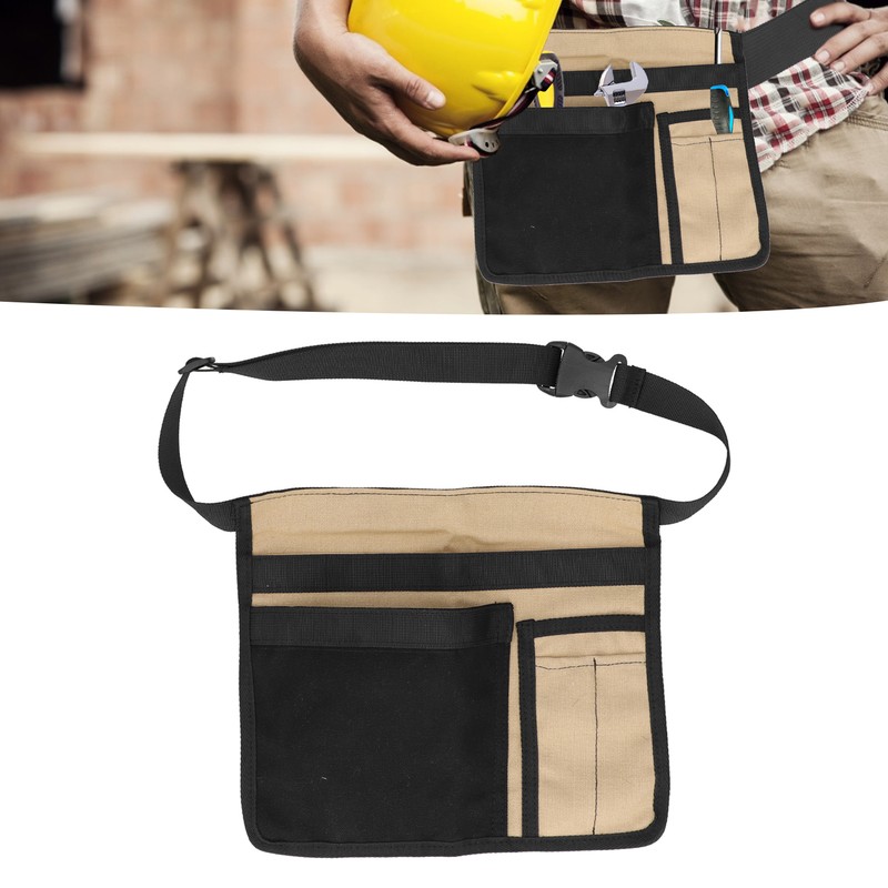 Unilateral Waist Hanging Tool Bag Wear Resistant Oxford Cloth Adjustable