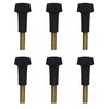 Creative Hobbies Black Lamp Socket Knob with 1/2" Brass Extenders