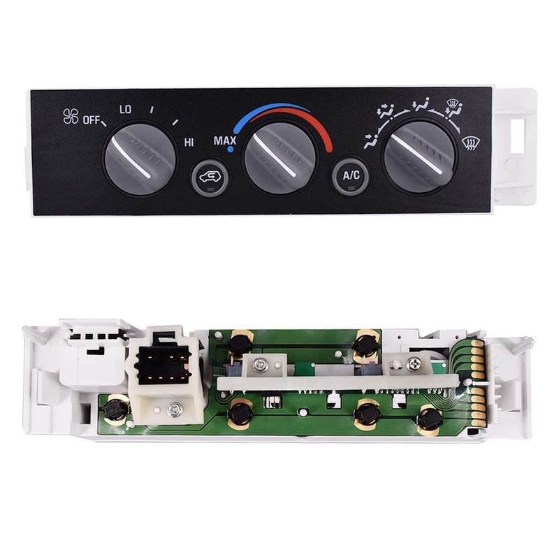 Heater A/C Control Switch Panel Module Without Rear Window Defogger