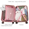 MKF Collection 2 pieces carry-on luggage set, check-in polycarbonate fashion